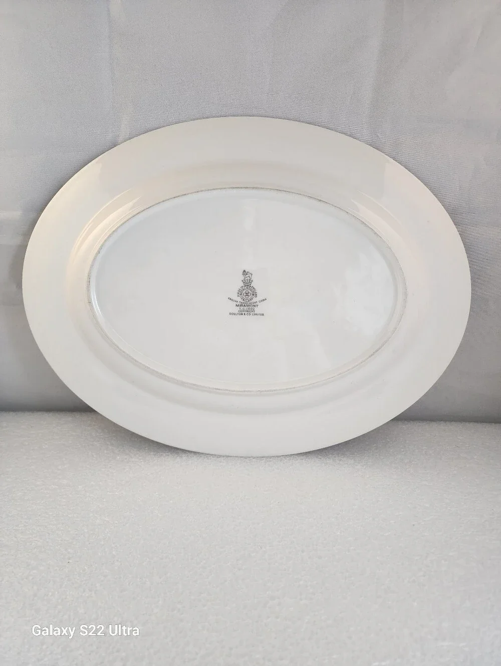 VTG Royal Doulton Miramont TC1022 Oval Serving Platter England